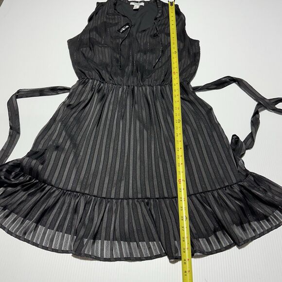 WHBM White House Black Market Women’s Dress L Size L Tie Belt Ruffle Hem NWT - Picture 13 of 13